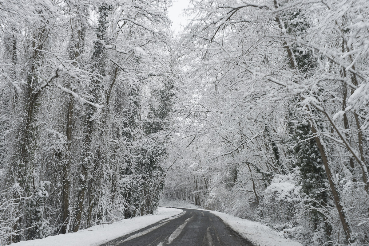 neige en Touraine