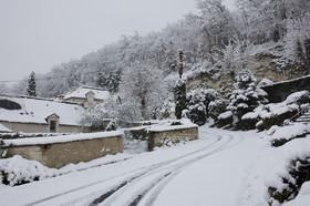 neige en Touraine