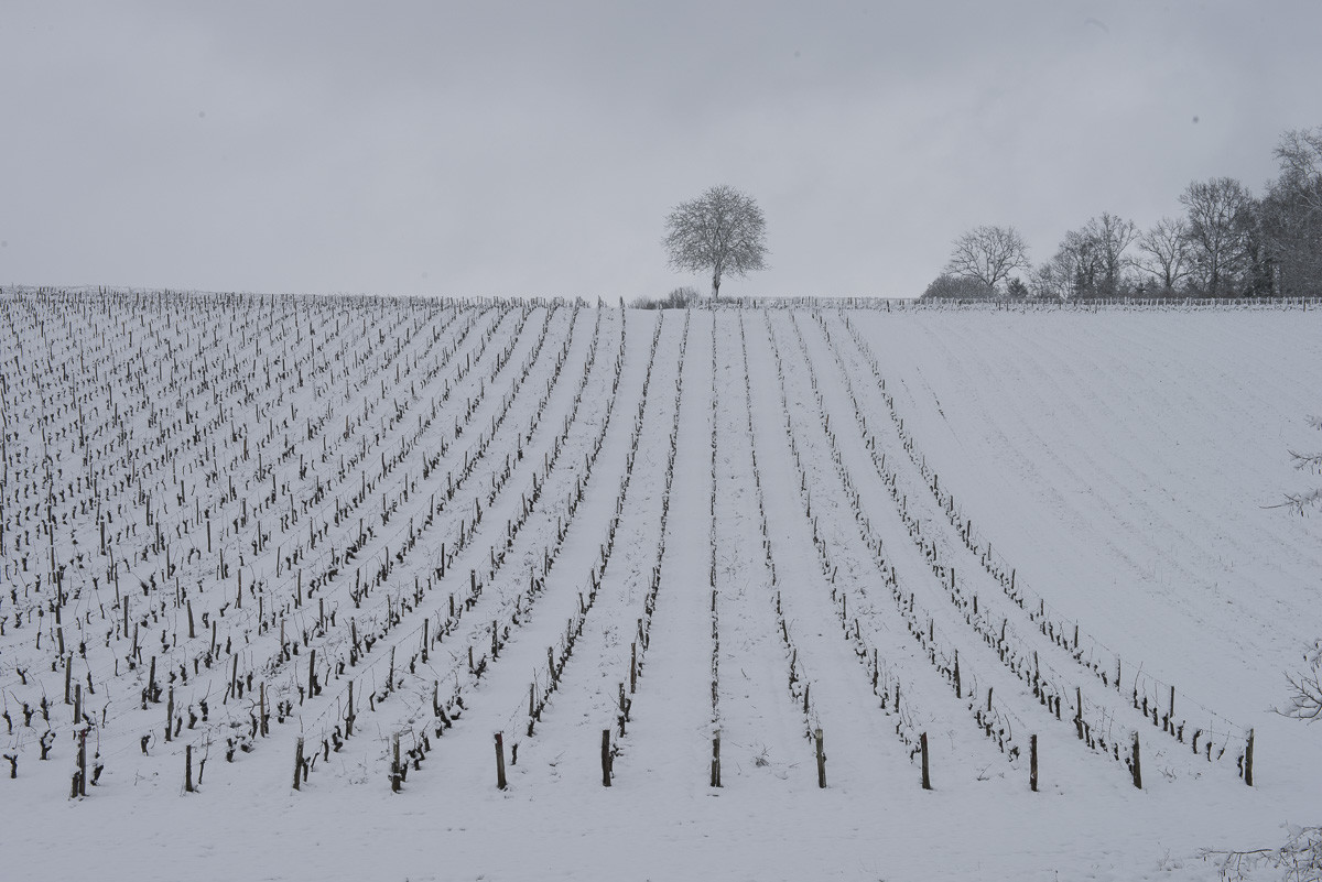 neige en Touraine
